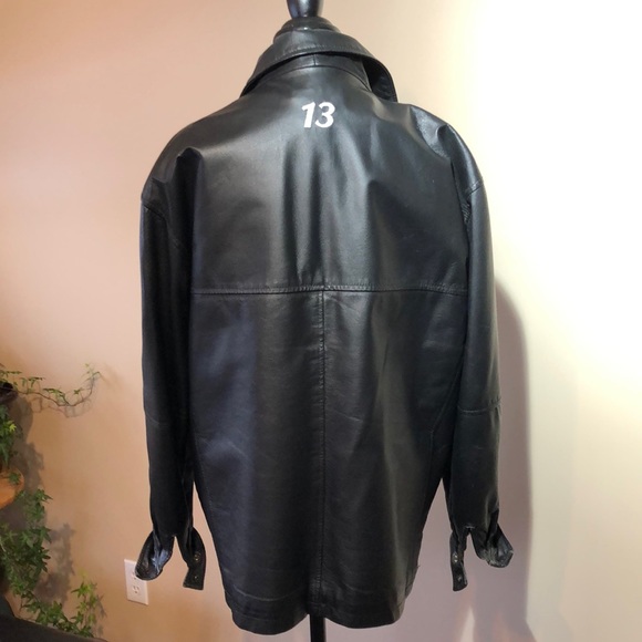 Mississauga Braves Leather Jacket - Picture 4 of 12